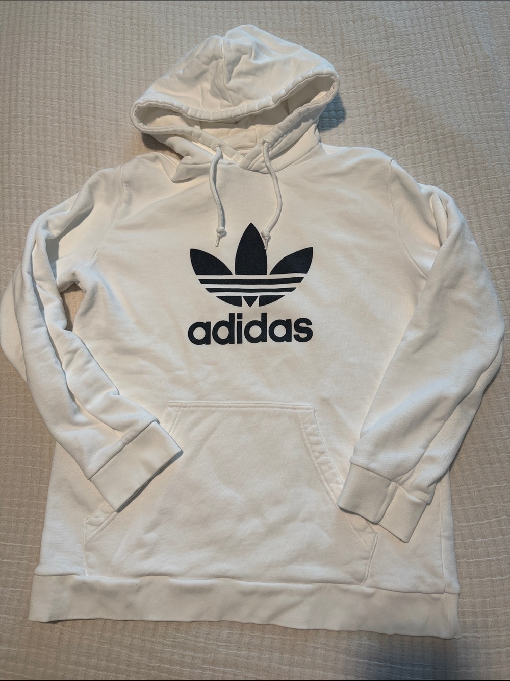 Adidas Men's White Hoodie